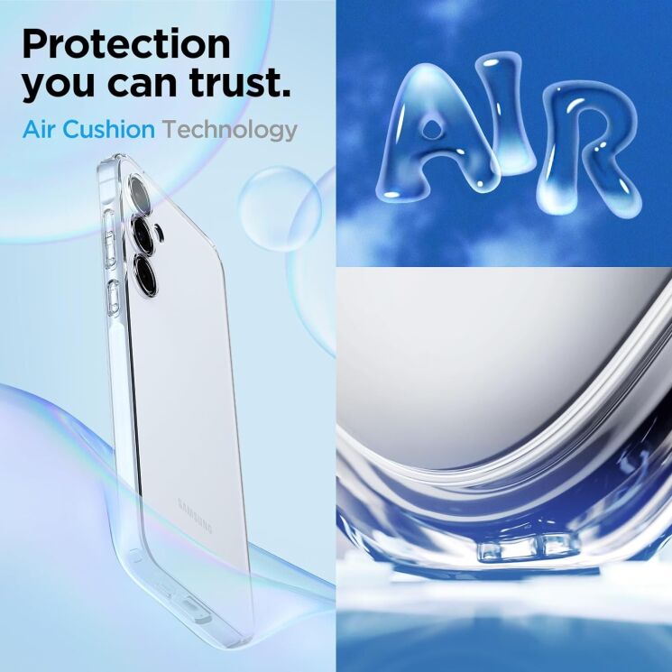 Защитный чехол Spigen (SGP) Liquid Crystal для Samsung Galaxy A55 (A556) - Crystal Clear: фото 11 из 14