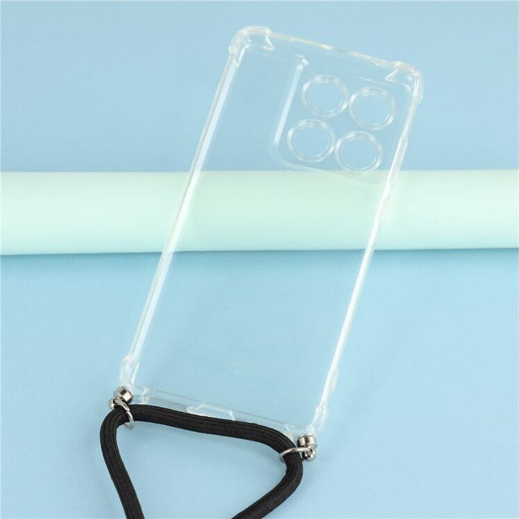 Захисний чохол UniCase AirBag with Strap для Motorola Edge 60 / Edge 60 Fusion - Transparent: фото 4 з 4