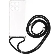 Захисний чохол UniCase AirBag with Strap для Motorola Edge 60 / Edge 60 Fusion - Transparent: фото 1 з 4