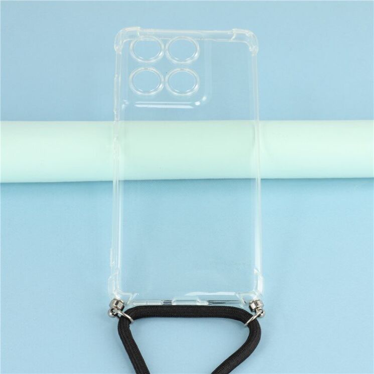 Захисний чохол UniCase AirBag with Strap для Motorola Edge 60 / Edge 60 Fusion - Transparent: фото 3 з 4