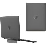 Захисна накладка Deexe Hard Kickstand для Apple MacBook Air 13 (2020) - Black (233922B)