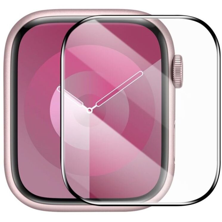 Захисна плівка BASEUS Seamless Fit для Apple Watch 44 / SE 44 mm - Black: фото 2 з 5