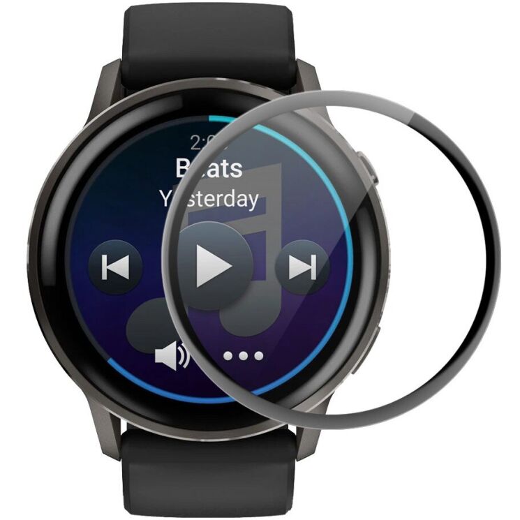 Захисна плівка ENKAY 3D Curved Film для Garmin Venu 4 (45mm) - Black: фото 1 з 7