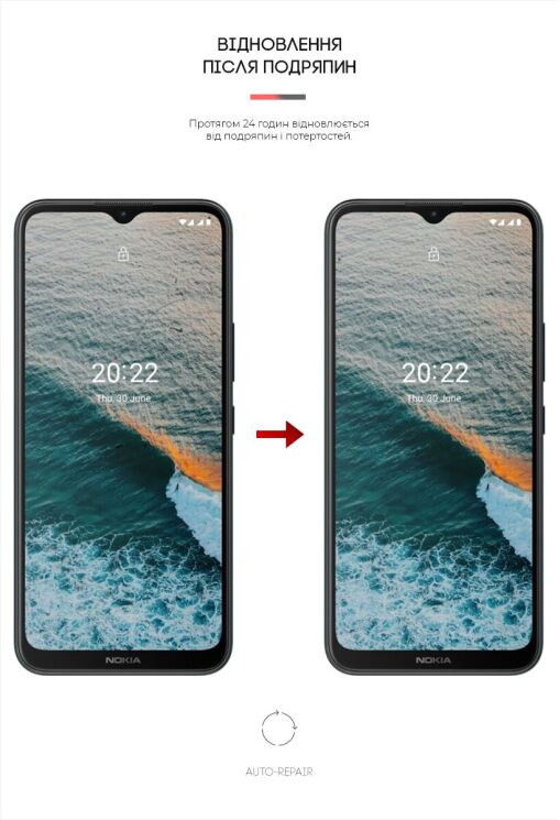 Захисна плівка на екран ArmorStandart Matte для Nokia C21 Plus: фото 3 з 4