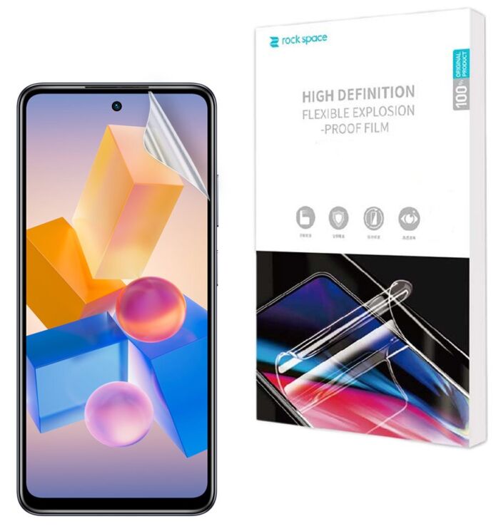 Защитная пленка на экран RockSpace Explosion-Proof SuperClear для Infinix Hot 40i: фото 1 из 10