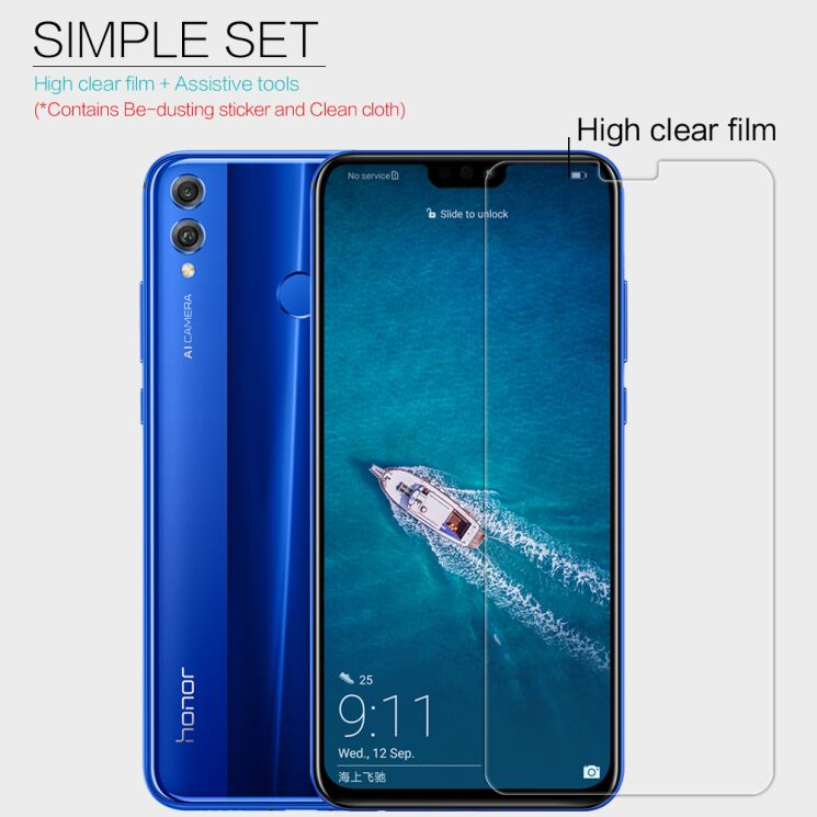 Захисна плівка NILLKIN Crystal для Huawei Honor 8X - Crystal: фото 9 з 11