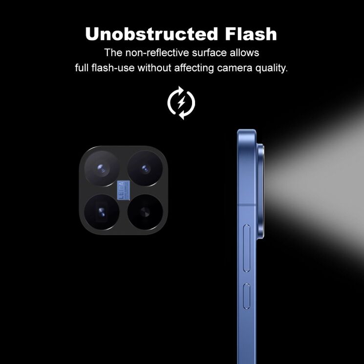 Захисна рамка IMAK Camera Styling для Xiaomi 17T Pro - Black (422337B) Захисна рамка IMAK Camera Styling для Xiaomi 17T Pro - Black: фото 5 з 9