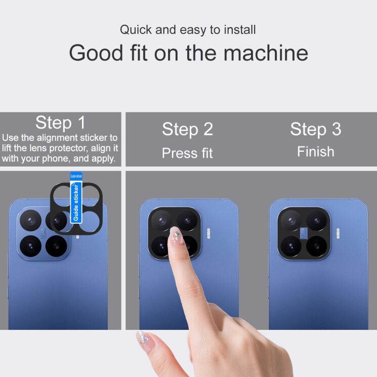Захисна рамка IMAK Camera Styling для Xiaomi 17T Pro - Black (422337B) Захисна рамка IMAK Camera Styling для Xiaomi 17T Pro - Black: фото 8 з 9