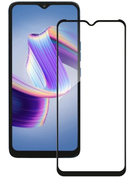 Защитное стекло ACCLAB Full Glue для Tecno POP 5 LTE (BD4i) - Black: фото 1 из 7