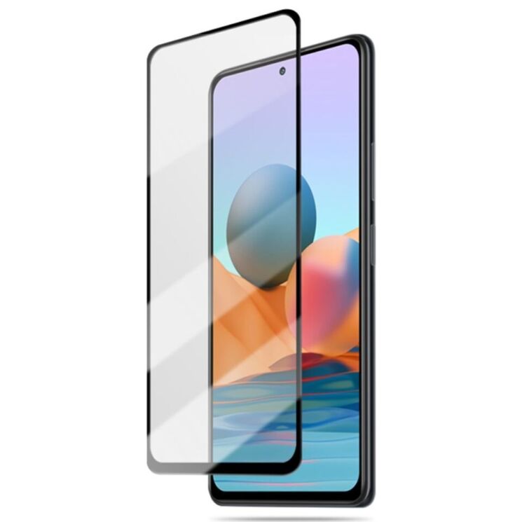 Защитное стекло AMORUS 3D Curved Glass для Xiaomi Redmi Note 10 - Black: фото 2 из 9