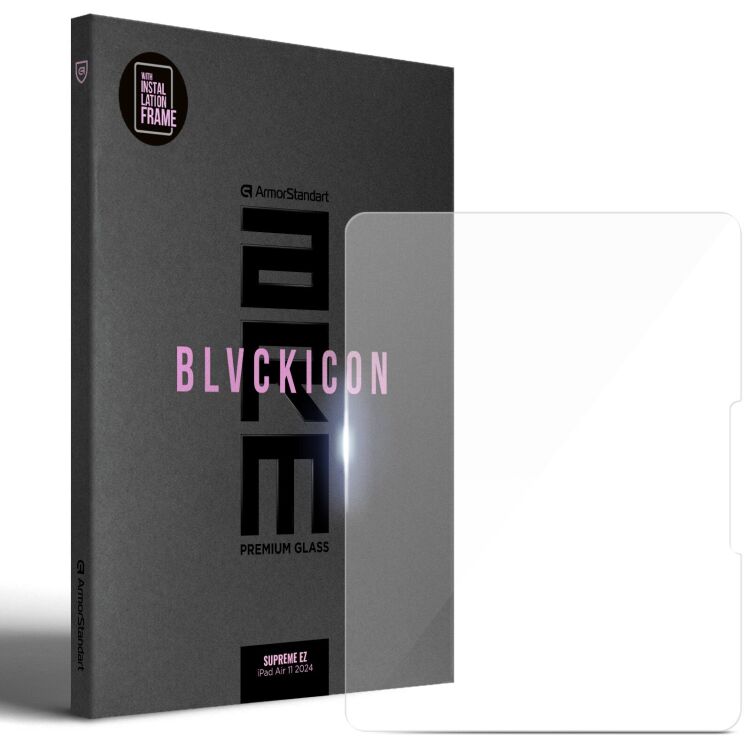 Защитное стекло ArmorStandart Supreme Black Icon (FT) для Apple iPad Air 11 M3/M2 (2025/2024): фото 1 из 1