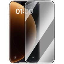 Захисне скло BASEUS Anti Spy для Apple iPhone 17 Pro Max - Black: фото 1 з 11