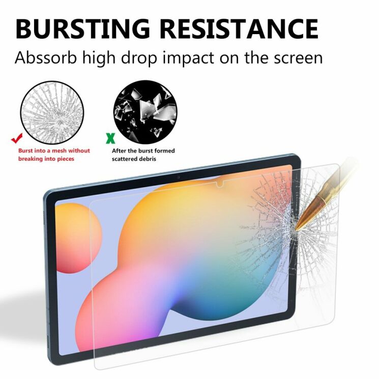 Защитное стекло Deexe HD Glass для Samsung Galaxy Tab S7 / S8 / S9 (T870/T875/X700/X706/X710/X716) - Transparent: фото 3 из 8