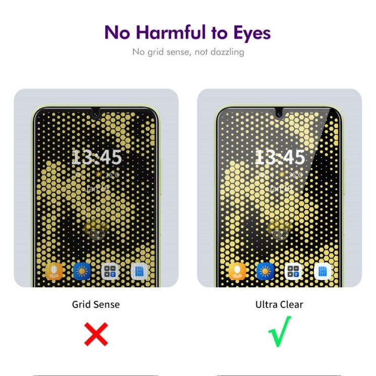 Защитное стекло HAT PRINCE Privacy для Samsung Galaxy A16 (A165) - Black: фото 5 из 7