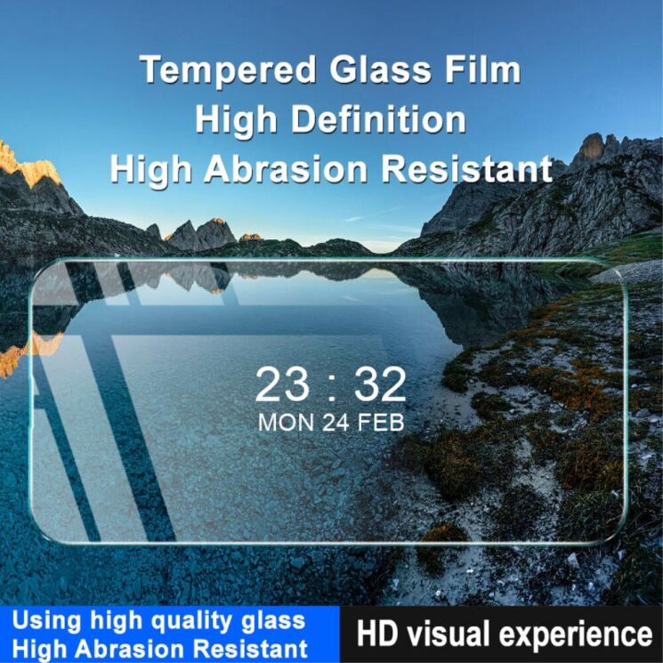 Защитное стекло IMAK H Screen Guard для Apple iPhone 15 Pro Max - Transparent: фото 4 из 11