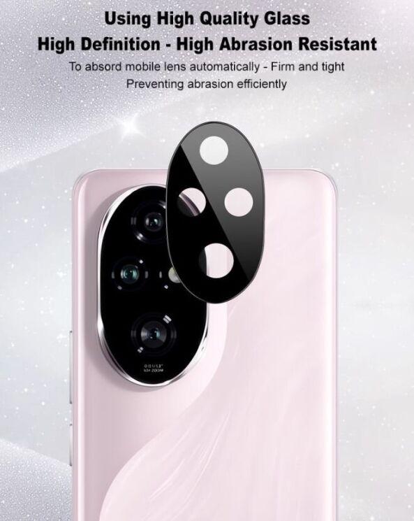 Защитное стекло IMAK Install Black Glass Lens для Honor 200 Pro - Black: фото 7 из 10