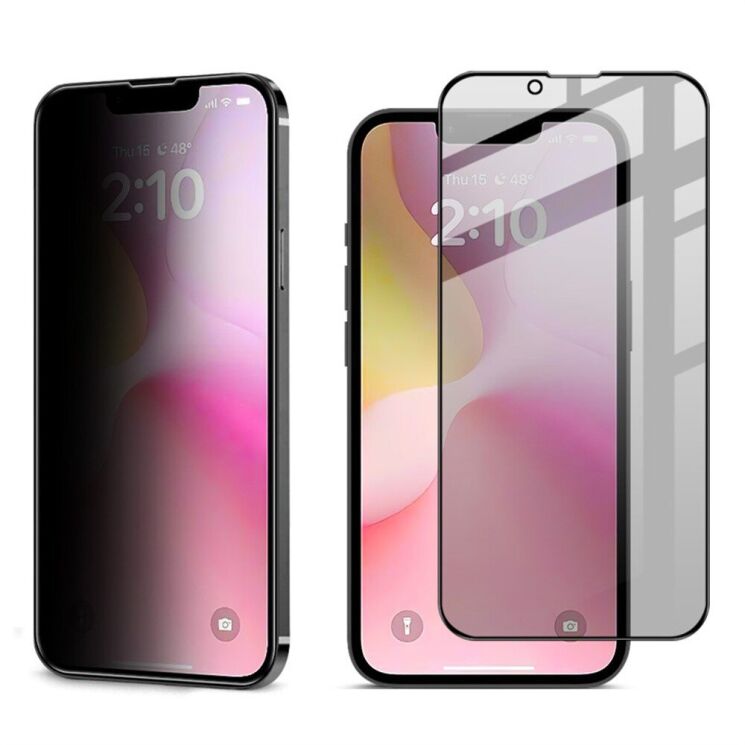 Захисне скло IMAK Privacy 9H Protect для Apple iPhone 16e - Black: фото 3 з 11