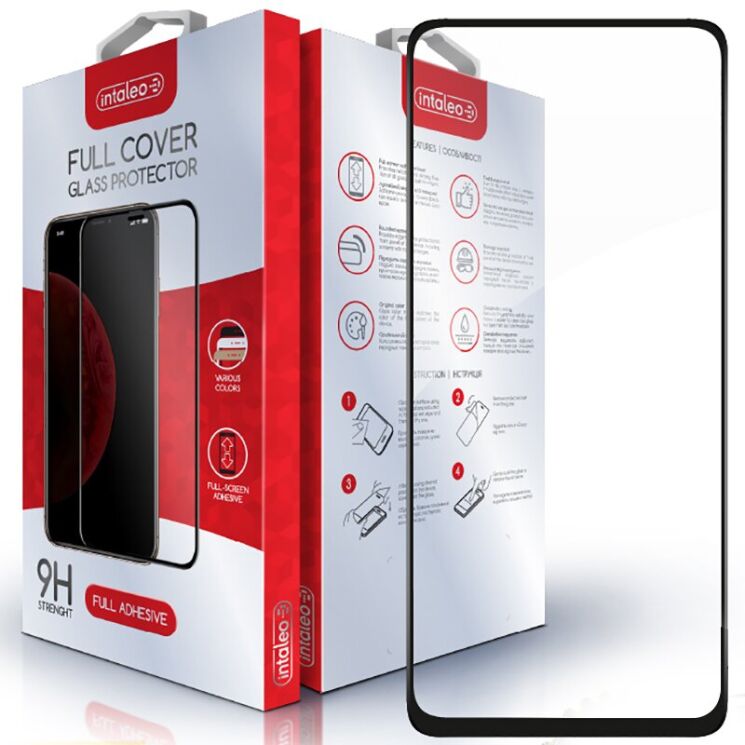 Защитное стекло Intaleo Full Glue для Xiaomi Redmi Note 11 / 11s / 12s - Black: фото 1 из 8