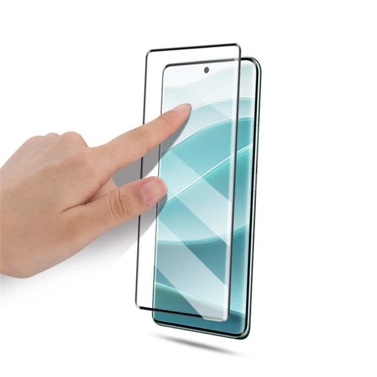 Защитное стекло MOCOLO 3D Curved Full Size для Xiaomi Redmi Note 14 Pro 5G / Note 14 Pro Plus - Black: фото 4 из 6