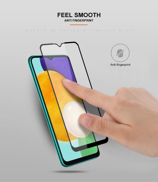 Защитное стекло MOCOLO Full Glue Cover для Samsung Galaxy A13 5G - Black: фото 8 из 11