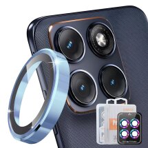 Защитное стекло на камеру ENKAY Metal Ring для Motorola Edge 70 Fusion - Blue: фото 1 из 7
