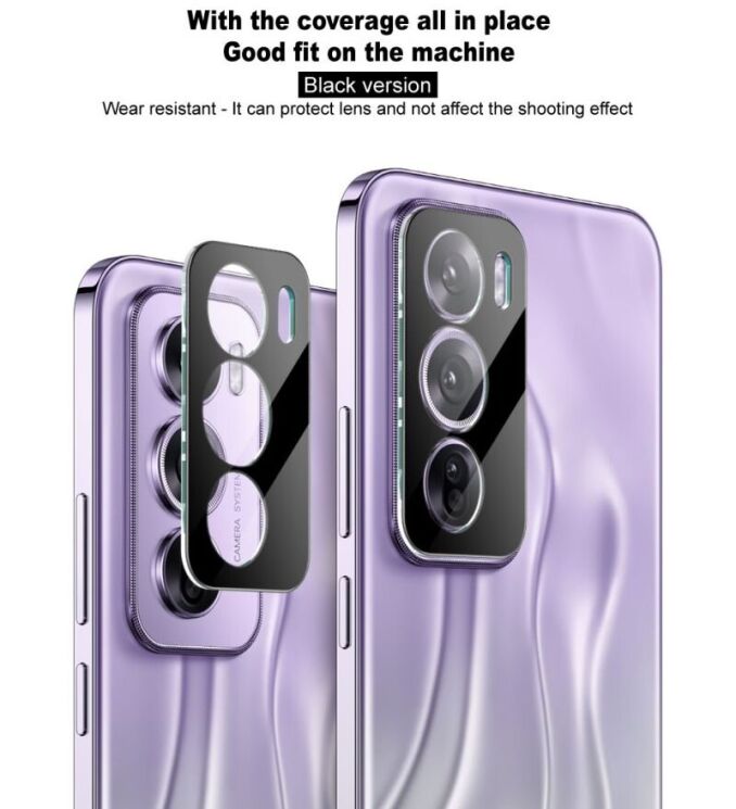 Захисне скло на камеру IMAK Black Glass Lens для OPPO A60 - Black: фото 9 з 11