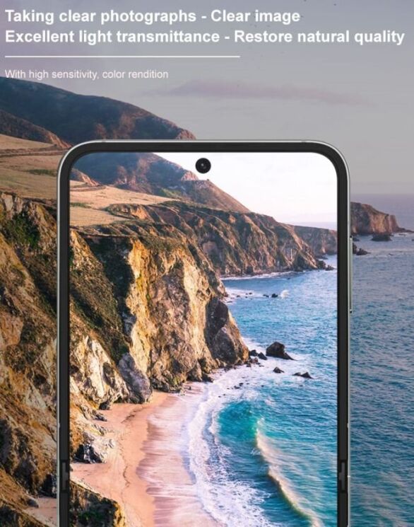 Защитное стекло на камеру IMAK Integrated Lens Protector для Samsung Galaxy Flip 6: фото 7 из 9