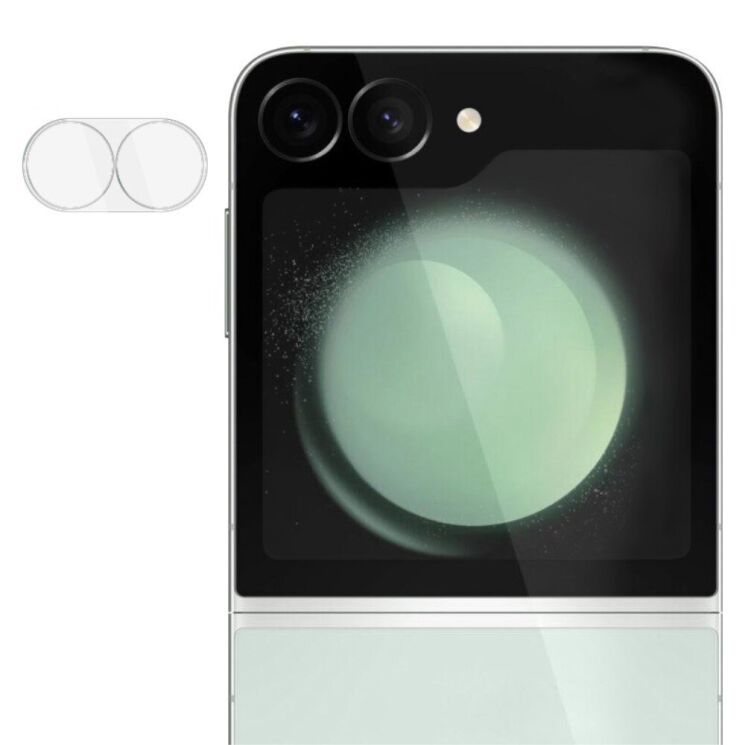 Защитное стекло на камеру IMAK Integrated Lens Protector для Samsung Galaxy Flip 6: фото 2 из 9