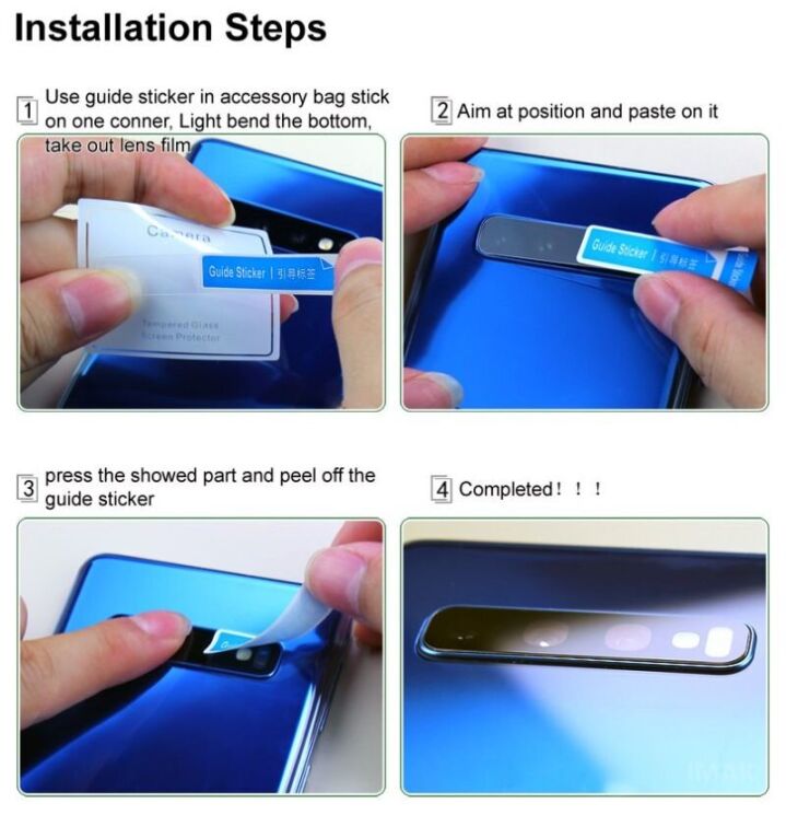 Защитное стекло на камеру IMAK Integrated Lens Protector для Samsung Galaxy Flip 6: фото 8 из 9