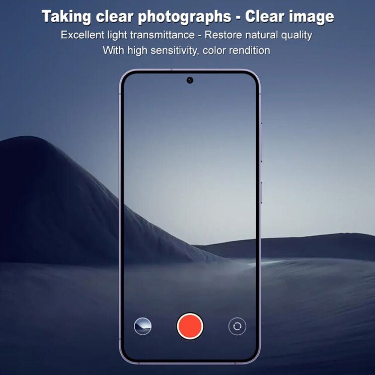 Защитное стекло на камеру IMAK Integrated Lens Protector для Samsung Galaxy S25 Edge (S937): фото 5 из 9