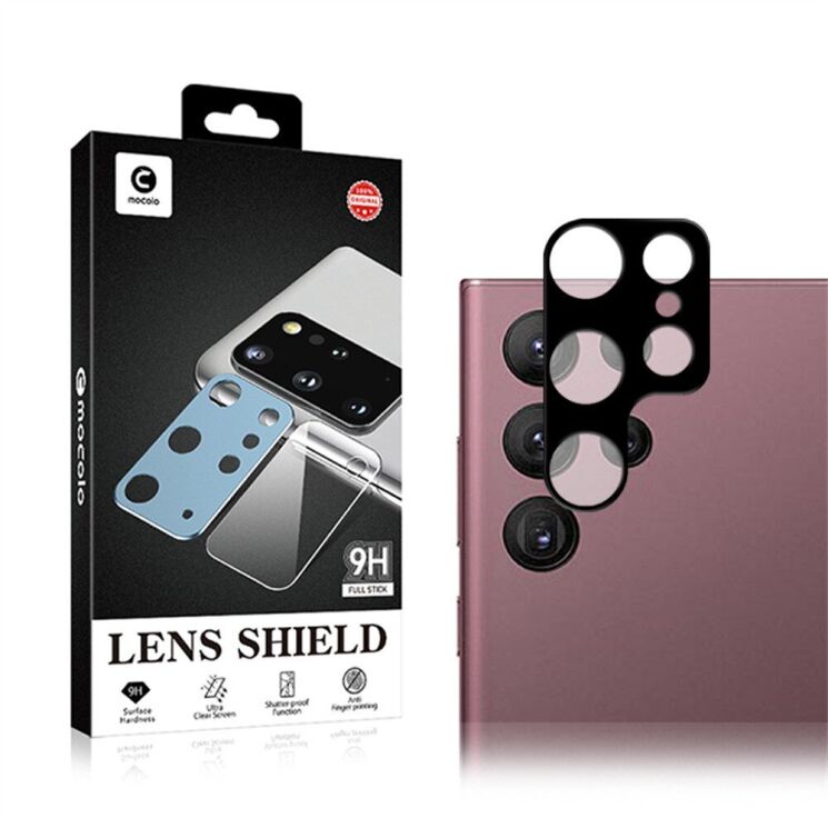 Защитное стекло на камеру MOCOLO Black Camera Lens для Samsung Galaxy S25 Ultra (S938) - Black: фото 4 из 7