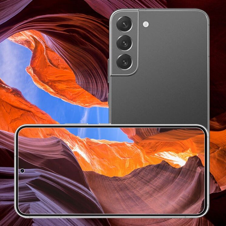 Защитное стекло на заднюю камеру Deexe Lens Protector для Samsung Galaxy S22 Plus (S906): фото 2 из 6