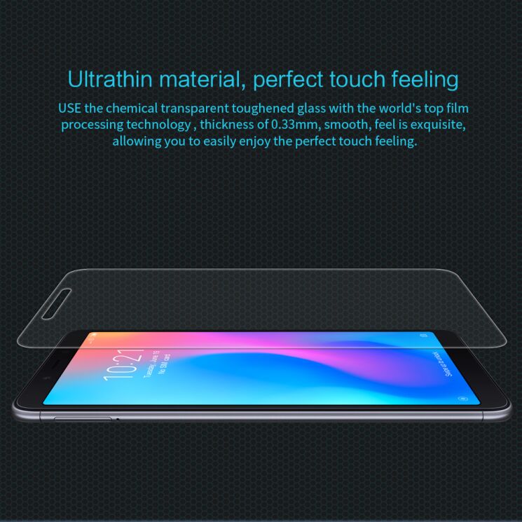 Защитное стекло NILLKIN Amazing H для Xiaomi Redmi 6 / Redmi 6A: фото 5 из 9