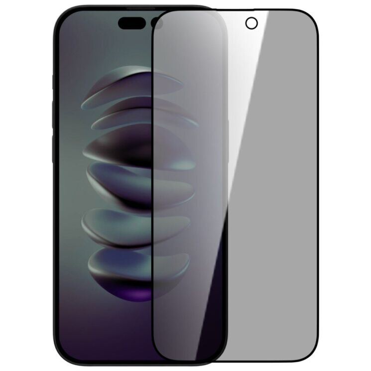 Защитное стекло NILLKIN Anti-Spy для Apple iPhone 15 - Black: фото 1 из 17