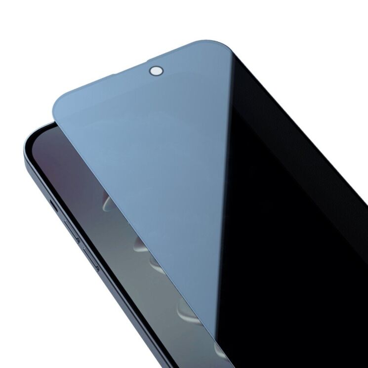 Защитное стекло NILLKIN Anti-Spy для Apple iPhone 15 - Black: фото 4 из 17