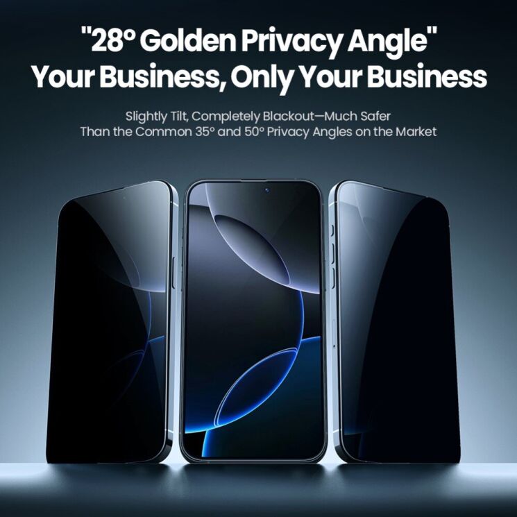 Защитное стекло NILLKIN Guardian Series для Apple iPhone 16 Pro - Black: фото 8 из 16