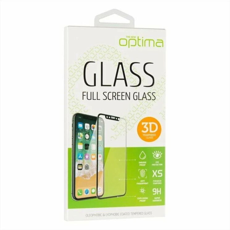 Защитное стекло Optima Full Glue для Samsung Galaxy M30s (M307) / M21 (M215) - Black: фото 1 из 1