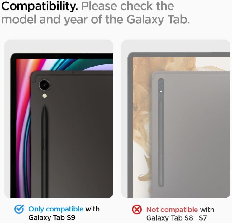 Защитное стекло Spigen (SGP) Screen Protector EZ Fit Glas.tR (FT) для Samsung Galaxy Tab S9 (X710/716): фото 8 из 13