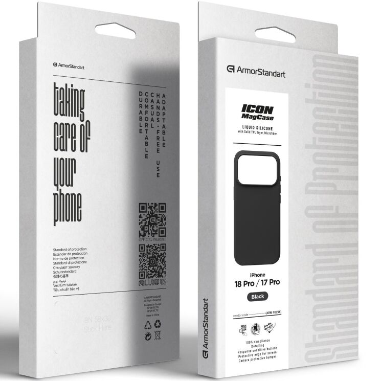 Захисний чохол ArmorStandart ICON2 MagSafe для iPhone 18 Pro - Black: фото 3 з 3