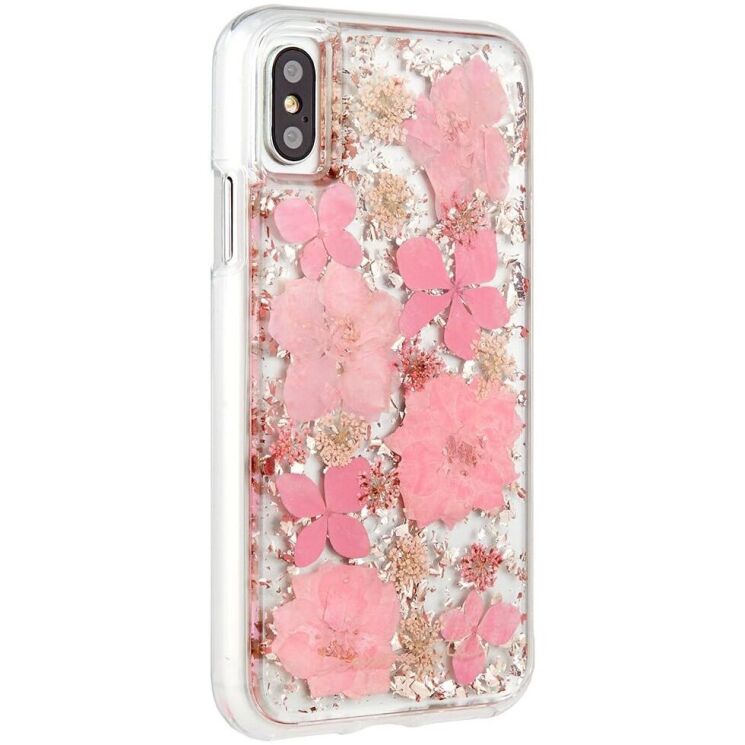 Защитный чехол Case-Mate Karat Petals для Apple iPhone X / iPhone XS - Pink: фото 3 из 8