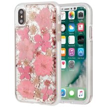 Захисний чохол Case-Mate Karat Petals для Apple iPhone X / iPhone XS - Pink: фото 1 з 8