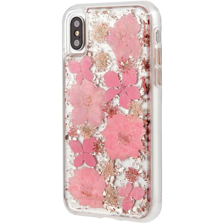 Защитный чехол Case-Mate Karat Petals для Apple iPhone X / iPhone XS - Pink: фото 2 из 8