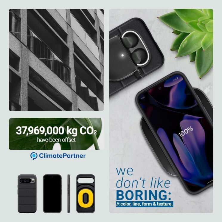 Защитный чехол Caseology Athlex by Spigen для Google Pixel 9 Pro XL (ACS07746) - Black: фото 15 из 15