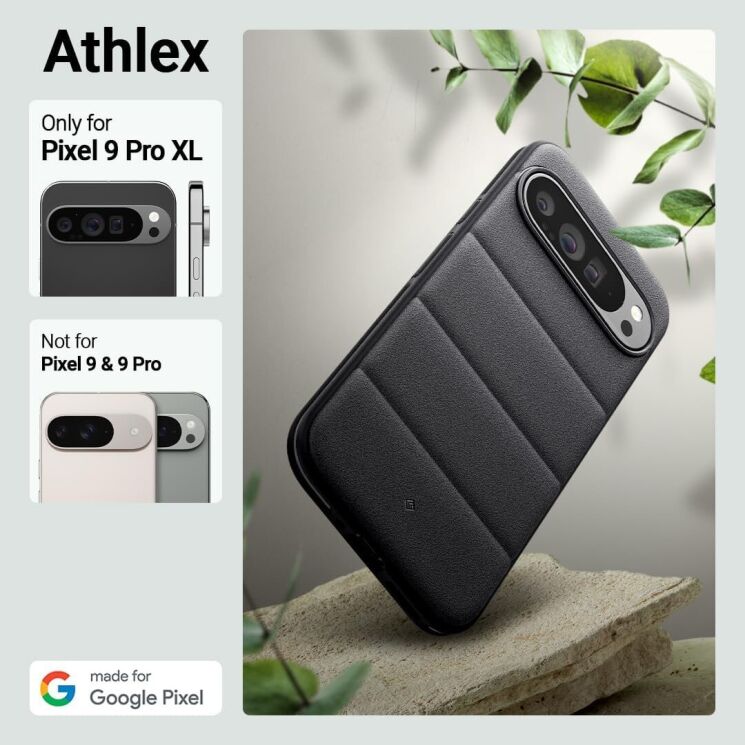 Защитный чехол Caseology Athlex by Spigen для Google Pixel 9 Pro XL (ACS07746) - Black: фото 10 из 15