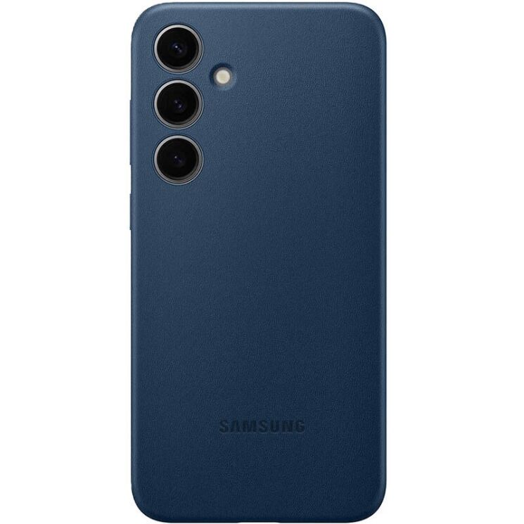 Защитный чехол Copiex Leather Cover для Samsung Galaxy S24 Plus (S926) - Navy Blue: фото 1 из 3