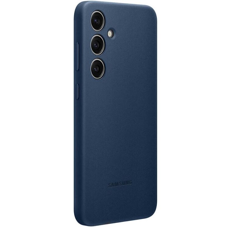 Защитный чехол Copiex Leather Cover для Samsung Galaxy S24 Plus (S926) - Navy Blue: фото 2 из 3