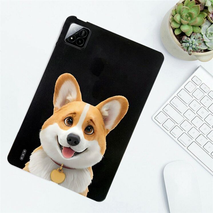 Захисний чохол Deexe Animal Series для Xiaomi Pad 7 / 7 Pro - Corgi: фото 3 з 5