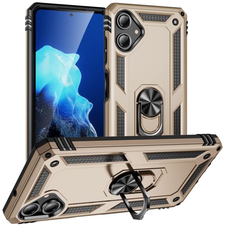 Защитный чехол Deexe Armor Case для Samsung Galaxy A06 (A065) - Gold: фото 1 из 7