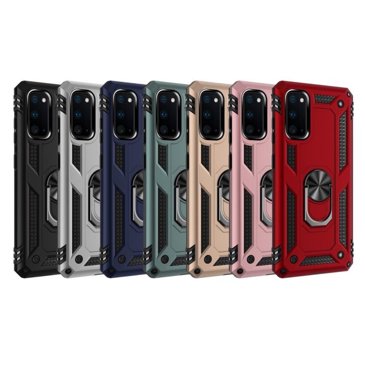 Защитный чехол Deexe Armor Case для Samsung Galaxy S20 (G980) - Black: фото 2 из 10