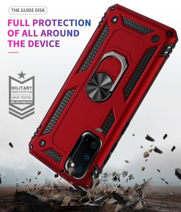 Защитный чехол Deexe Armor Case для Samsung Galaxy S20 (G980) - Black: фото 5 из 10